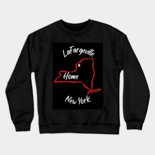 LaFargeville, New York "Home" Logo Crewneck Sweatshirt